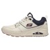 Skechers Uno Cushioned Slip-Resistant Low-Top Casual Shoes Men's Beige Black 43