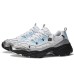 Skechers DLITES ADCDAVINCI Custom, Chasing Waves Anti Slip Wear Resistant Low Top Casual Shoes Men's Blue Black Blue Black, 42