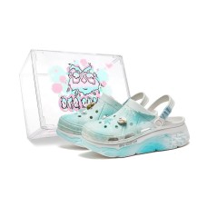Skechers Max Cushioning ADCDAVINCI Custom, Box, Whale Encounter Clog Sandal Women's Blue Синий, 39