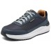 Skechers SKECHERS MENS USA Breathable Support Rebound Low-Top Casual Running Shoes Men's Blue Синий, 41