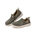 Skechers Slip-Resistant Low-Top Casual Shoes Men's Olive Green Зеленый, 41.5