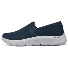 Skechers Go Walk Fle Cushioning Wear-Resistant Low-Top Casual Shoes Men's Navy Синий, 44
