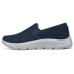 Skechers Go Walk Fle Cushioning Wear-Resistant Low-Top Casual Shoes Men's Navy Синий, 44