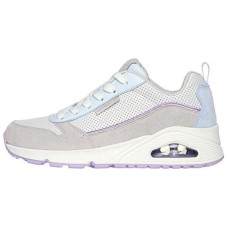 Skechers Balance Lightweight Low-Top Casual Shoes Women's Gray Blue Gray Blue, 37