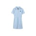 Skechers Colorful Short Sleeved Dress Women's Голубой, S