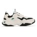 Skechers D'Lites Wear-resistant And Lightweight Low-Top Casual Shoes Men's Black White 39.5