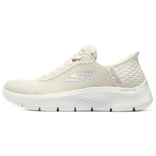 Skechers Go Walk Fle Anti-Slip Wear-Resistant Breathable Moisture-Wicking Low-Top Casual Running Shoes Women's Ecru Бежевый, 37.5
