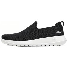 Skechers GO WALK Ma Cushioning Wear-Resistant Low-Top Casual Shoes Men's Black White Черно-белый, 43