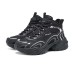 Skechers Sports Life Collection Anti-Slip Wear-Resistant High-Top Casual Shoes Women's All Black Черный, 38.5
