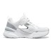 Skechers Bobs Bamina Anti-Kick And Wear-Resistant Kids Lifestyle Shoes White Gray Teenagers 27.5