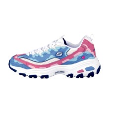 Skechers D'Lites 1.0 Chunky Sneakers Women's Low-Top Blue/Red/White/Pink Белый, 40