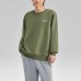 Skechers Colorful Sweatshirt Unisex Vetiver Rock Blue Grass Green, S