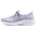 Skechers Breathable Low-Top Casual Shoes Women's Purple Фиолетовый, 35