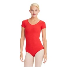 Women's Team Basics Short Sleeve Leotard Бордовый, M