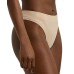 Women's Seamless Stretch Jersey Thong Underwear 4L0010 Light Truffle, XS