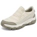 Skechers OUTDOOR Anti Slip Wear Resistant Low Top Trekking Shoes Women's Ivory Бежевый, 37