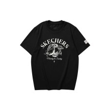 Skechers SS24 T Shirt Unisex Carbon Black Carbon Black/0018, M