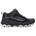 Skechers OUTDOOR MENS Anti-Slip Wear-Resistant Low-Top Casual Shoes Men's Black Black/charcoal gray, 41