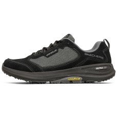 Skechers Cushioning Breathable Wear-Resistant Supportive Low-Top Casual Shoes Men's Black 39.5