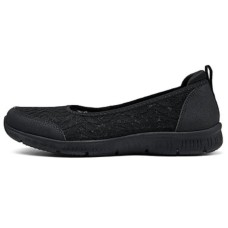 Skechers Cushioned Wear-Resistant Breathable Supportive Lightweight Low-Top Casual Shoes Women's Black Черный, 36