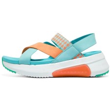 Skechers Block Beach Sandals Women's Blue Orange 37