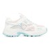 Skechers Stamina Series Slip Resistant Cushioning Abrasion Resistant Kids Lifestyle Shoes White Pink Teenagers 27.5
