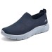 Skechers Cushioning Wear-Resistant Low-Top Casual Shoes Men's Navy Navy/NVY, 40