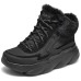 Skechers Modern Comfort Warm And Wear-Resistant Short Snow Boots Women's Black Черный, 35.5