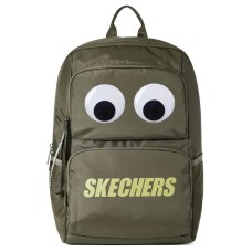 Skechers Fabric Backpack Regular Unisex Army Green Large Eye Patch Single Packaging Зеленый