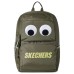Skechers Fabric Backpack Regular Unisex Army Green Large Eye Patch Single Packaging Зеленый