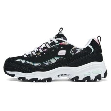 Skechers DLITES Durable Breathable Lightweight Low-Top Casual Shoes Women's Black Черный, 37