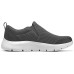 Skechers Go Walk Fle Anti-Slip Wear-Resistant Breathable Coverage Low-Top Casual Shoes Men's Gray White Серый Белый, 39.5