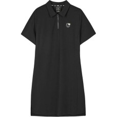 Skechers Colorful Short Sleeved Dress Women's Carbon Black Carbon Black-0018, S