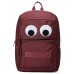 Skechers Fabric Big Eye Backpack Unisex Burgundy Large Eye Patch Single Packaging Бордовый
