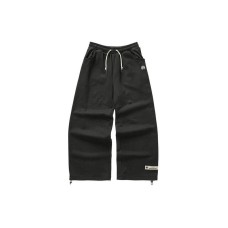 Skechers x Romantic Crown Knitted Sweatpants Unisex Leather Shoes Black Leather Shoes Black, L