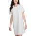 Skechers SS24 Short-Sleeved Dresses Women's Marshmallow White Белый, L
