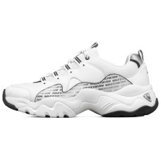 Skechers D Lites 3.0 Low Top Running Shoes White/Black 39.5