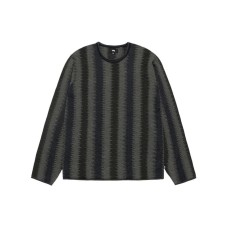 Stussy Shadow Stripe Sweater ОЛИВКОВО-КОРИЧНЕВЫЙ, 2XL