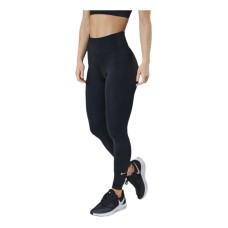 Nike Dri-FIT One Women's Mid-Rise Leggings BLACK/WHITE XS