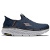 Skechers MEN'S GO Cushioned Slip-Resistant Low-Top Running Shoes Men's Blue Синий, 42.5