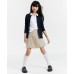 Big Girls Uniform Pointelle-Stitching Cardigan 414 Su Nav, XL (16)