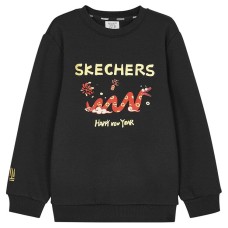 Skechers Sweatshirt New Year Carbon Black Teenagers сажа, 130
