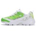 Skechers Anti-Slip And Wear-Resistant Height Increasing Low-Top Chunky Sneakers Women's Green White Green yellow, 36