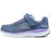 Skechers Anti-Slip Wear-Resistant Low-Top Kids' Running Shoes Gray Light Purple Kids' Gray/light purple, 28.5