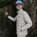 Skechers Windbreaker Jacket Women's Baby Light Blue Baby Light Blue-022G, M