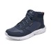 Skechers Ingram Warm And Wear-Resistant Knee-High Outdoor Boots Men's Navy Синий, 41.5