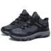 Skechers OUTDOOR Anti-Slip And Wear-Resistant Breathable Mid-Top Trekking Shoes Women's Black Black/Peach Pink, 37.5