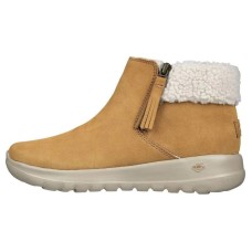 Skechers ON THE GO Warm Coverage Short Snow Boots Women's Brown 40