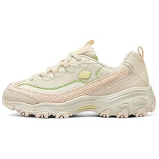Skechers DLITES Chunky Sneakers Women's Low-Top Beige/Pink Бежево-розовый, 37