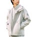Skechers Hiking Outdoor Hiking Waterproof And Windproof To Keep Warm Windbreaker Jacket Men's Moon Rock Gray Moon Gray, 2XL